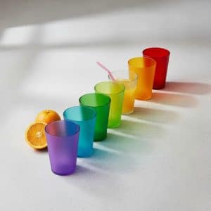 Vasos Conicos En Colores Traslucidos | PRACTI-K