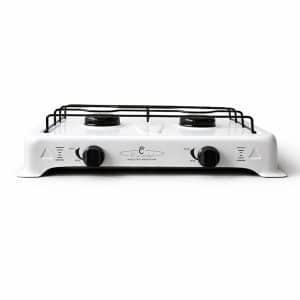 Anafe A Gas de 2 Hornallas (Blanco) | CONOMETAL