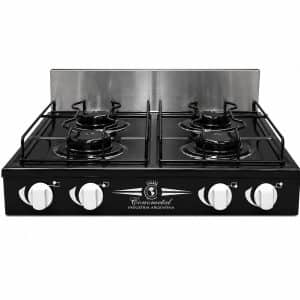 Anafe A Gas de Mesa 4 Hornallas Enlozado | CONOMETAL