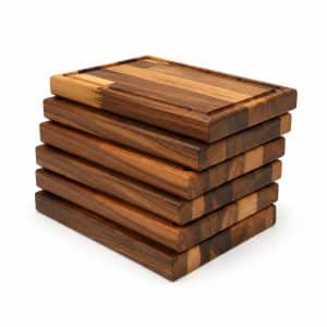 Set De Platos De Madera Guayubira Tablitas X 6 | SUPERNOVA