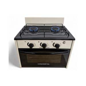 Anafe Cocina 2 Hornallas Con Horno (Beige) | CONOMETAL